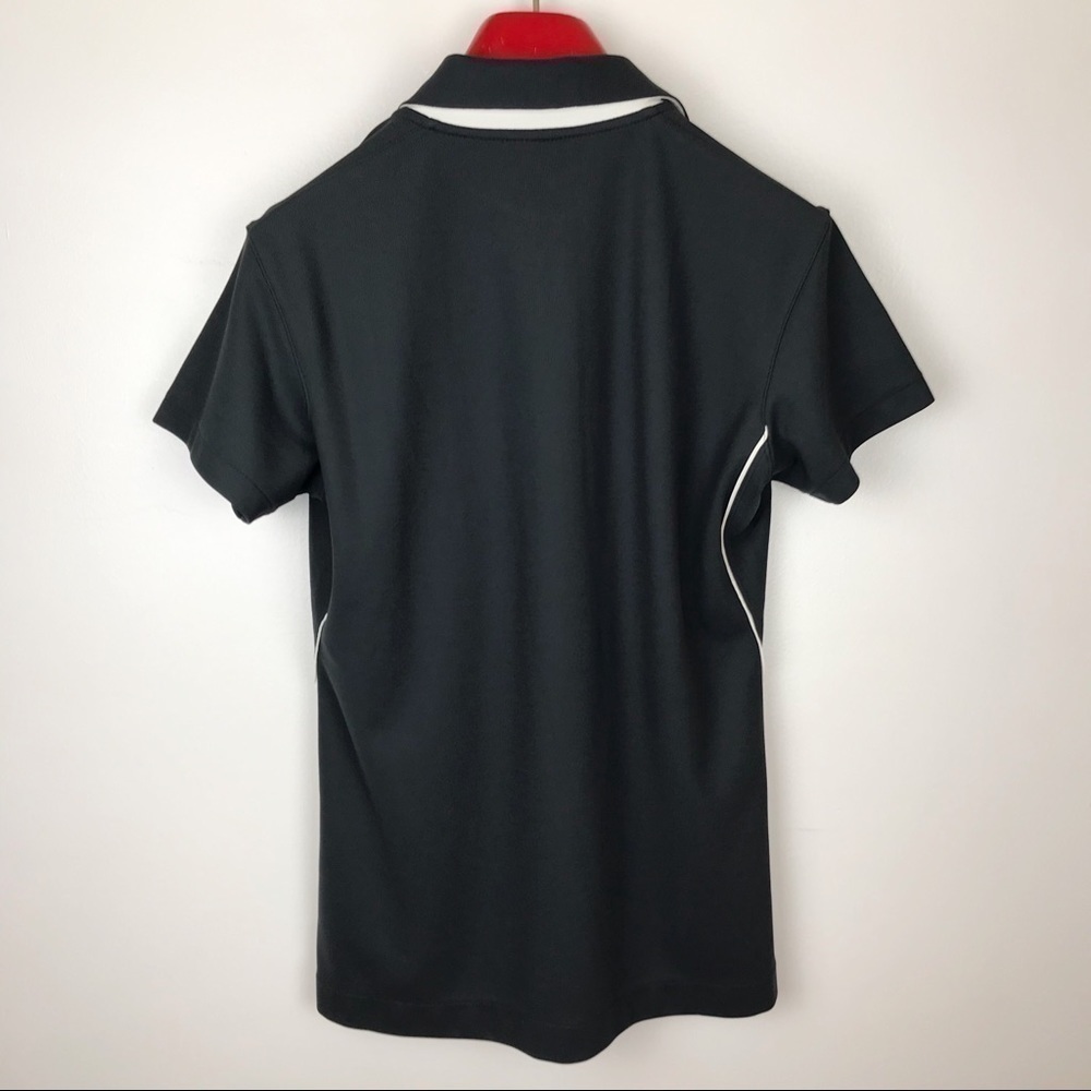 NIKE VINTAGE Y2k Dri Fit Center Swoosh Short Sleeve Shirt Sz M Skate Grunge - Picture 8 of 8